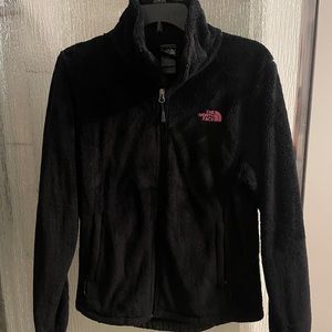 Like new black breast cancer awareness edition north face zip jacket 🖤